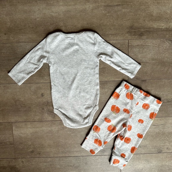 Baby Boy 3-6 Months Fall First Halloween Pumpkin Bundle EUCm - Picture 6 of 14